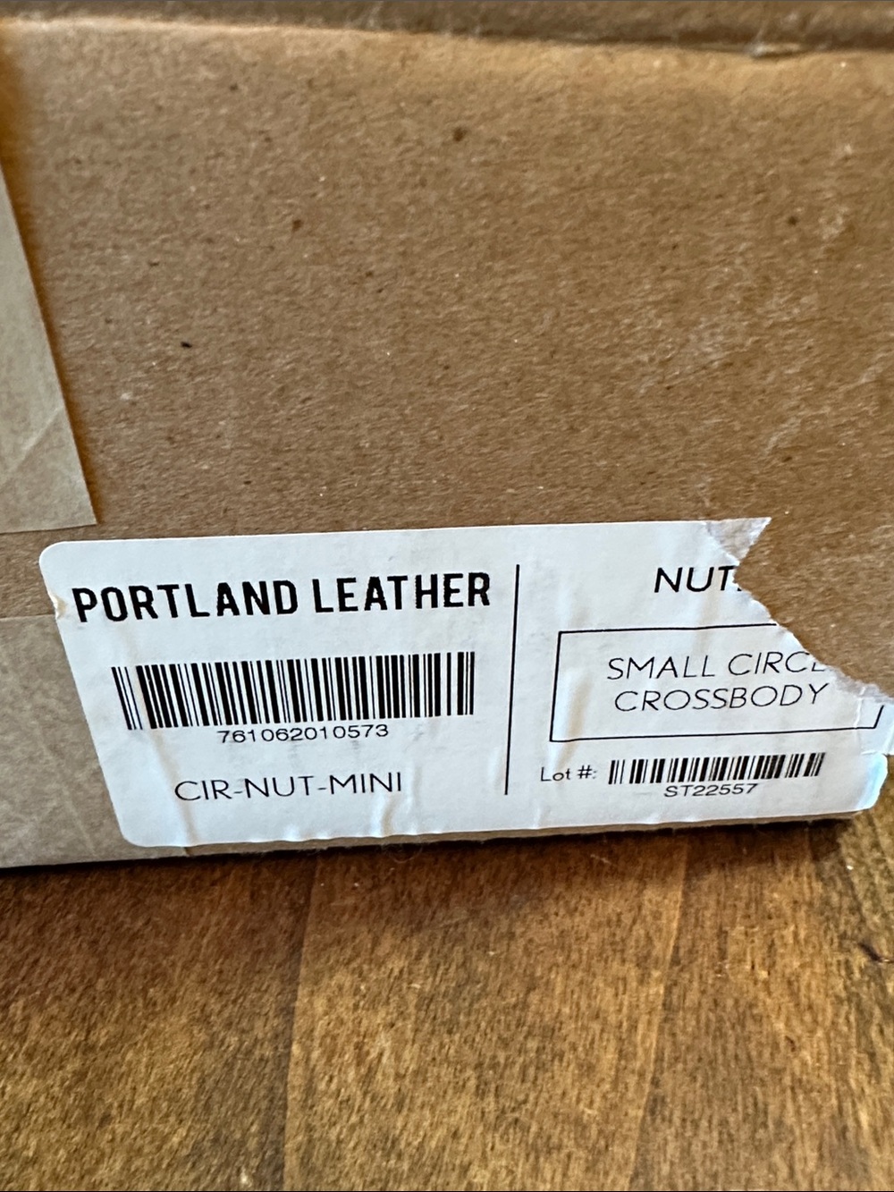 Portland Leather Small Circle Crossbody Bag - Picture 8 of 15